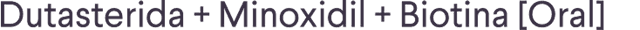 Dutasterida + Minoxidil + Biotina [Oral]